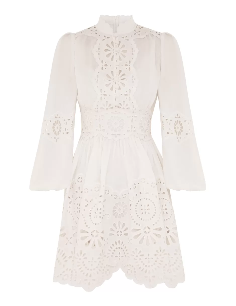 ZIMMERMANN Clothing | Dresses & Coverups<Acacia Broderie Mini Dress Ivory