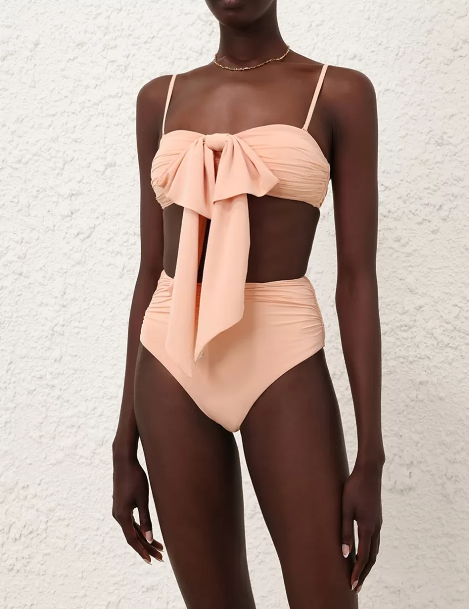 ZIMMERMANN Bikinis<Acacia Drape Bow Bikini Nude