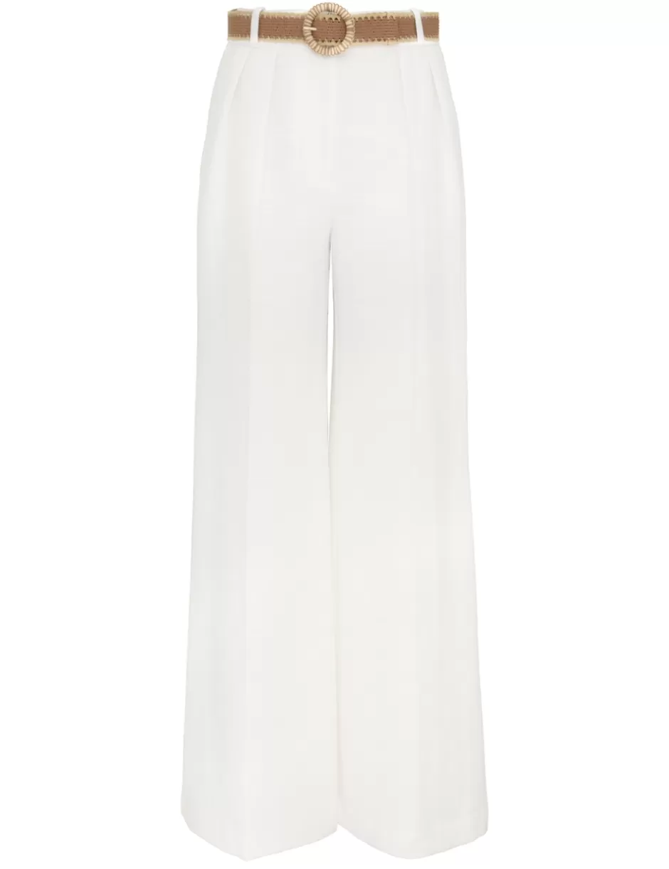 ZIMMERMANN Clothing | Shorts & Pants<Acacia Flare Pant Ivory