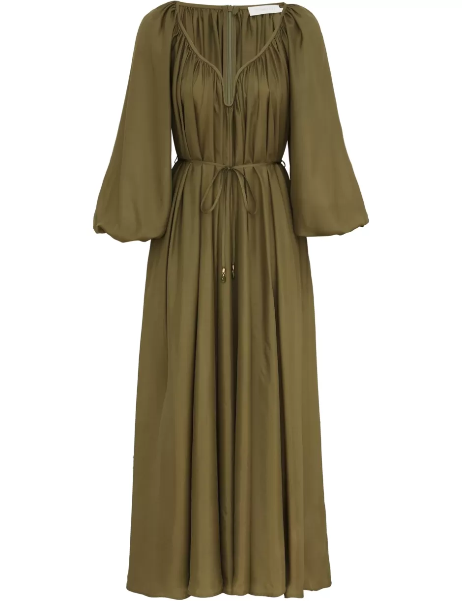 ZIMMERMANN Clothing | Dresses & Coverups<Acacia Maxi Dress Khaki