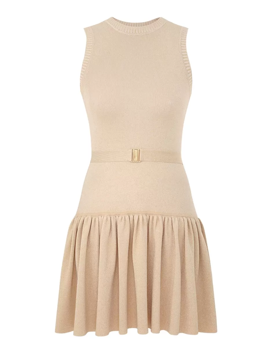 ZIMMERMANN Clothing | Dresses & Coverups<Acacia Metallic Mini Dress Cream Gold