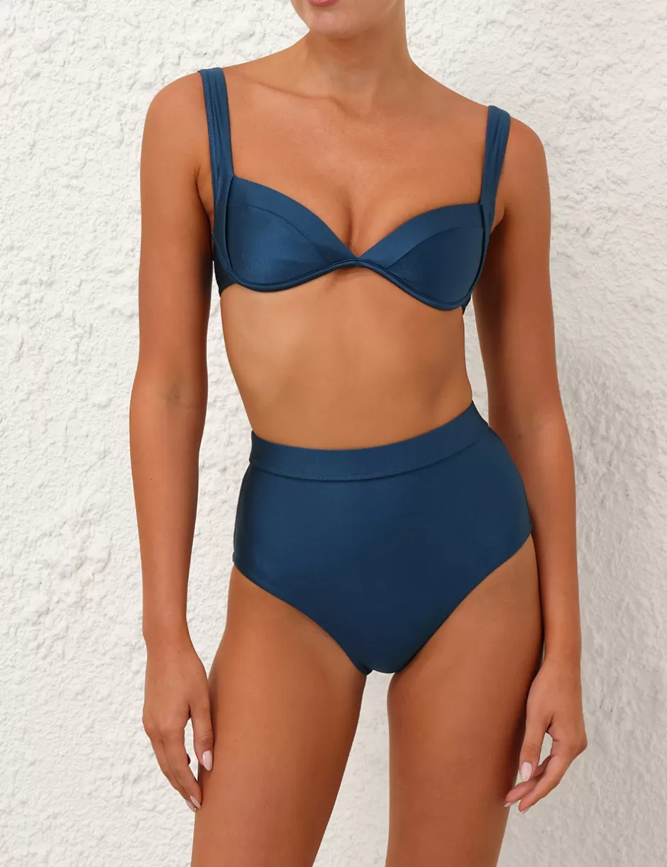 ZIMMERMANN Bikinis<Acacia Underwire Bikini Teal