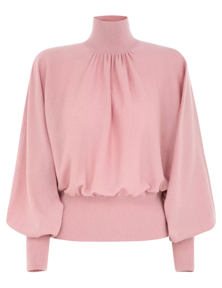 ZIMMERMANN Clothing | Knitwear<Batwing Sweater Dusty Pink