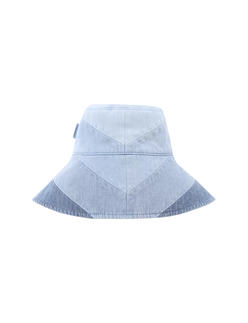 ZIMMERMANN Accessories | Accessories< Denim Long Brim Hat Chevron