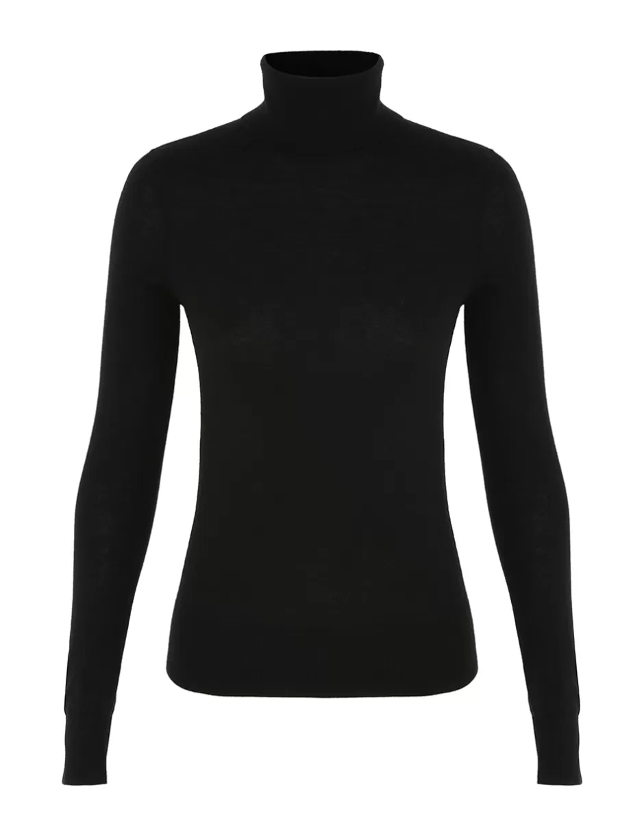 ZIMMERMANN Clothing<Classic Turtle Neck Sweater Black