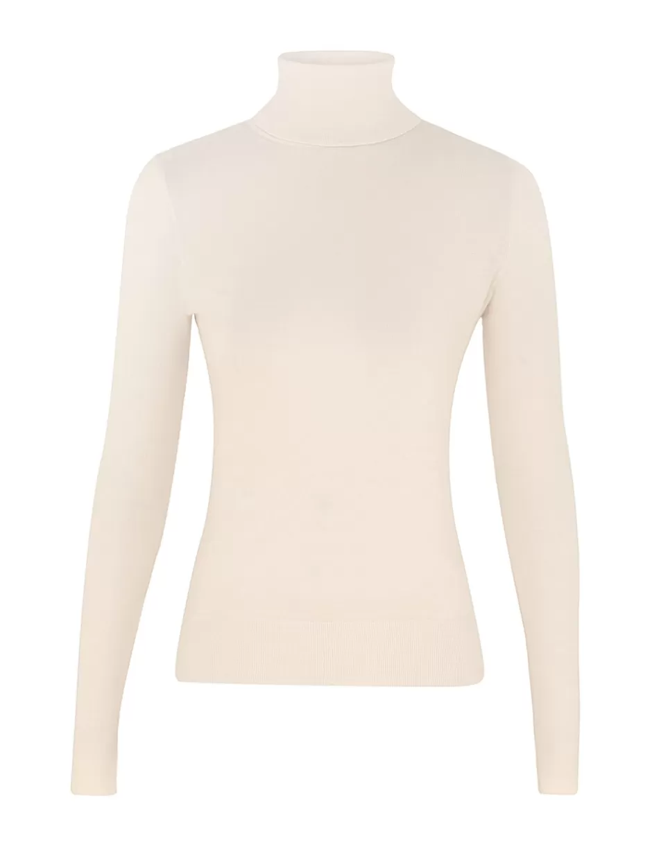 ZIMMERMANN Clothing<Classic Turtle Neck Sweater Parchment