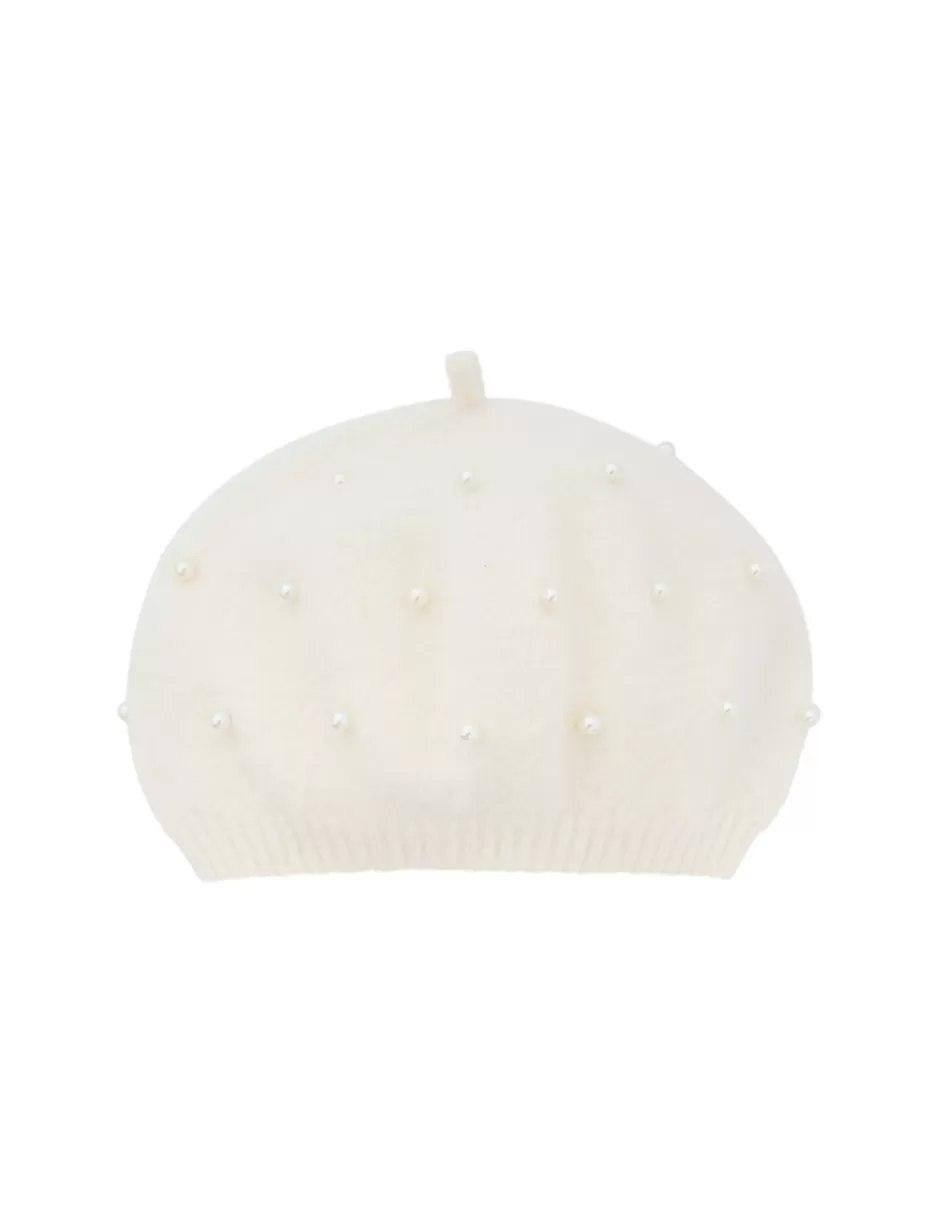 ZIMMERMANN Accessories<Crush Beaded Beret Ivory Pearl