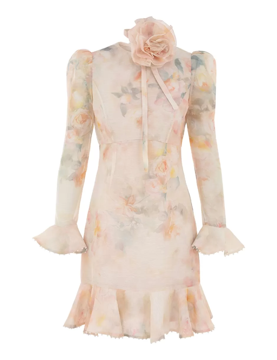 ZIMMERMANN Clothing | Dresses<Crush Flower Mini Dress Ciara Floral