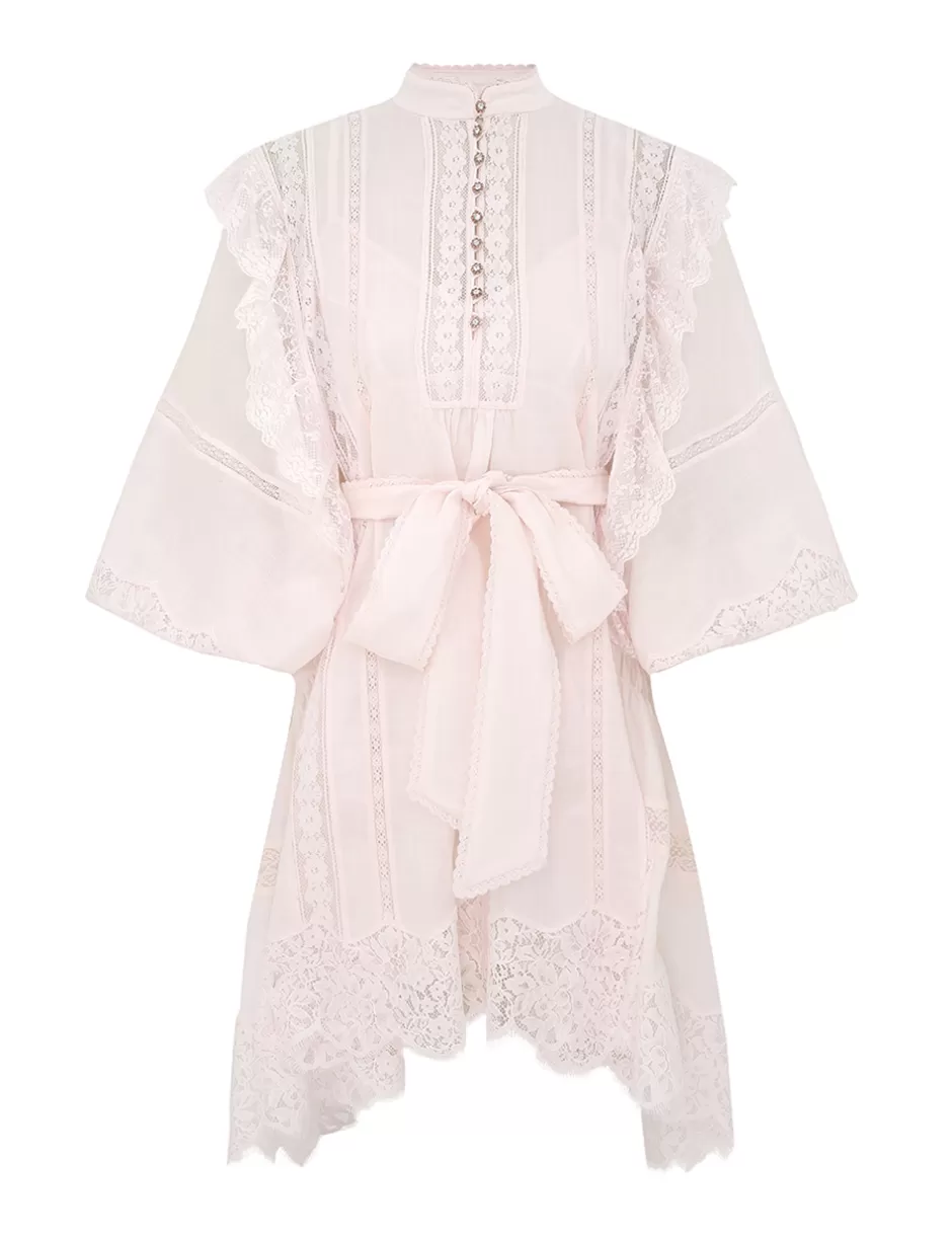 ZIMMERMANN Clothing | Dresses<Crush Lace Billow Mini Dress Shell