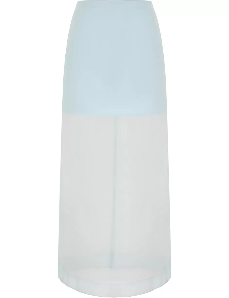 ZIMMERMANN Clothing | Skirts<Crush Layered Pencil Skirt Mint