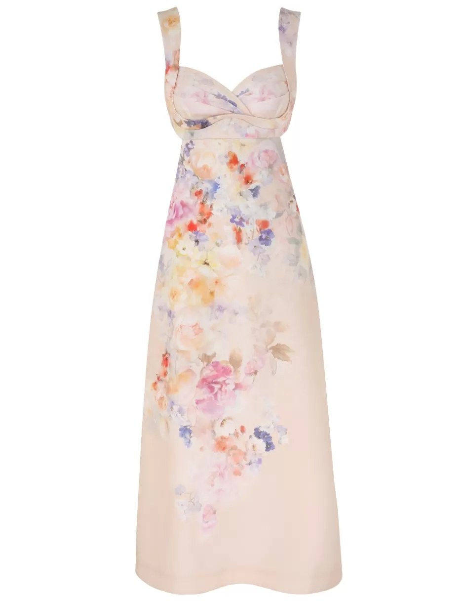 ZIMMERMANN Clothing | Dresses<Crush Midi Dress Multi Floral