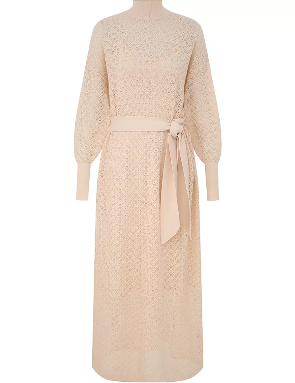 ZIMMERMANN Clothing | Dresses<Crush Pointelle Batwing Dress Cream