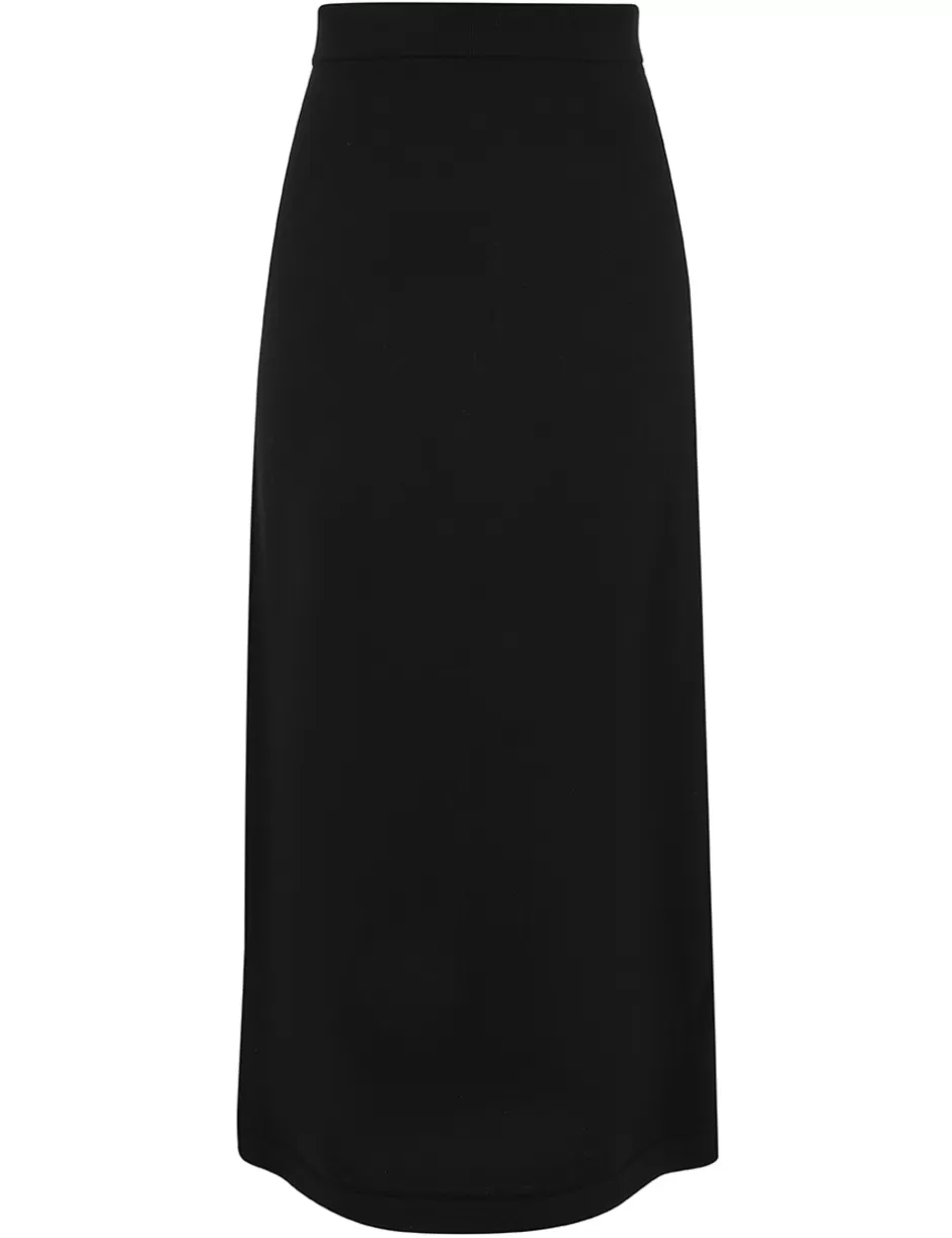 ZIMMERMANN Clothing | Skirts<Crush Tube Midi Skirt Black