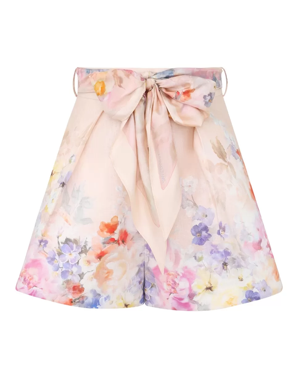 ZIMMERMANN Clothing | Shorts & Pants<Crush Tuck Short Multi Floral