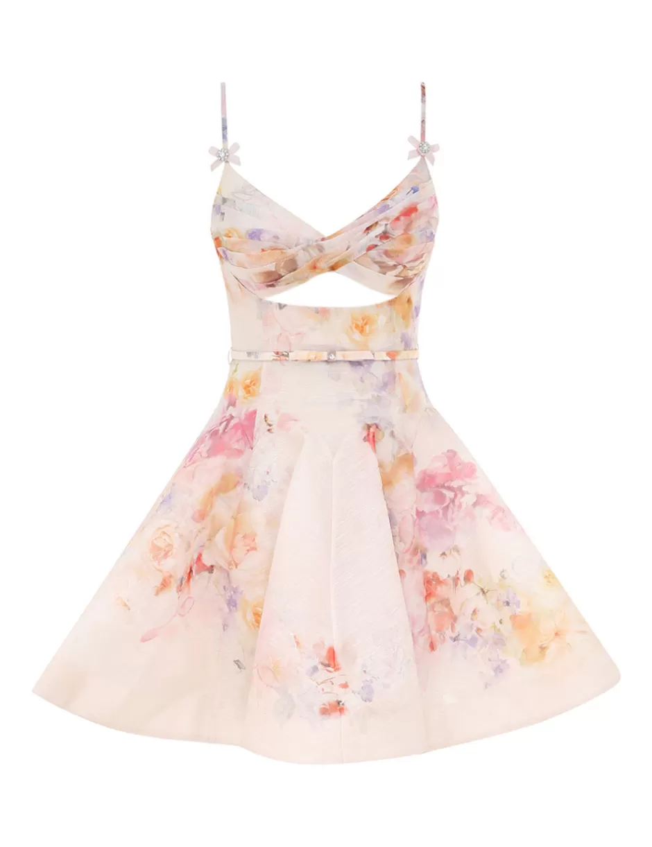 ZIMMERMANN Clothing | Dresses<Crush Twist Front Mini Dress Multi Floral