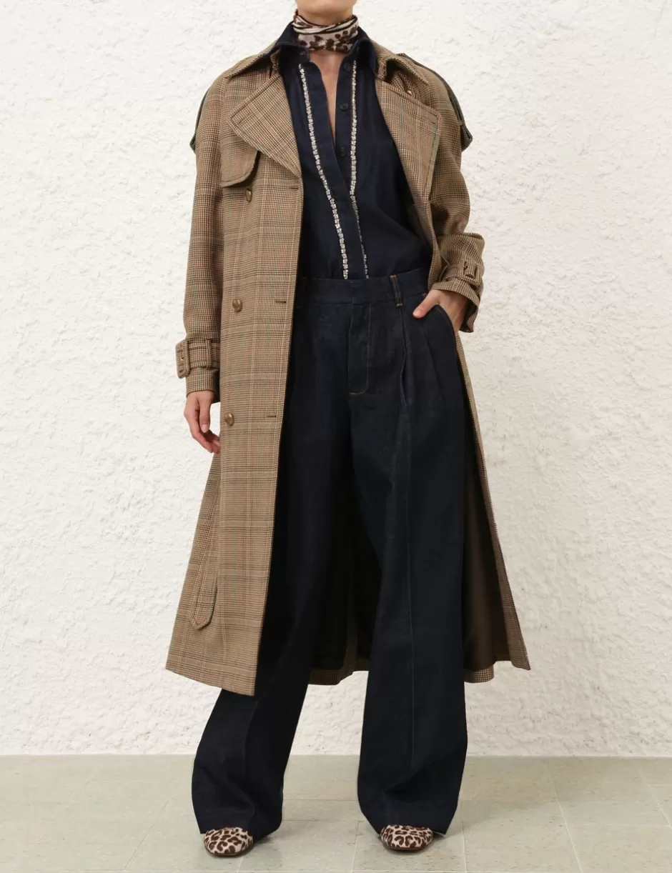 ZIMMERMANN Clothing | Jackets & Coats<Eden ed Trench Coat Check