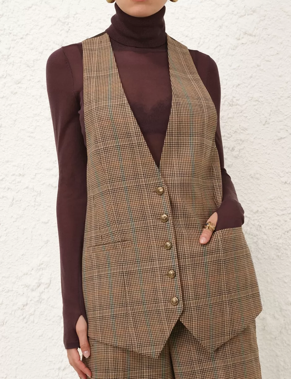 ZIMMERMANN Clothing | Jackets & Coats<Eden ed Vest Check