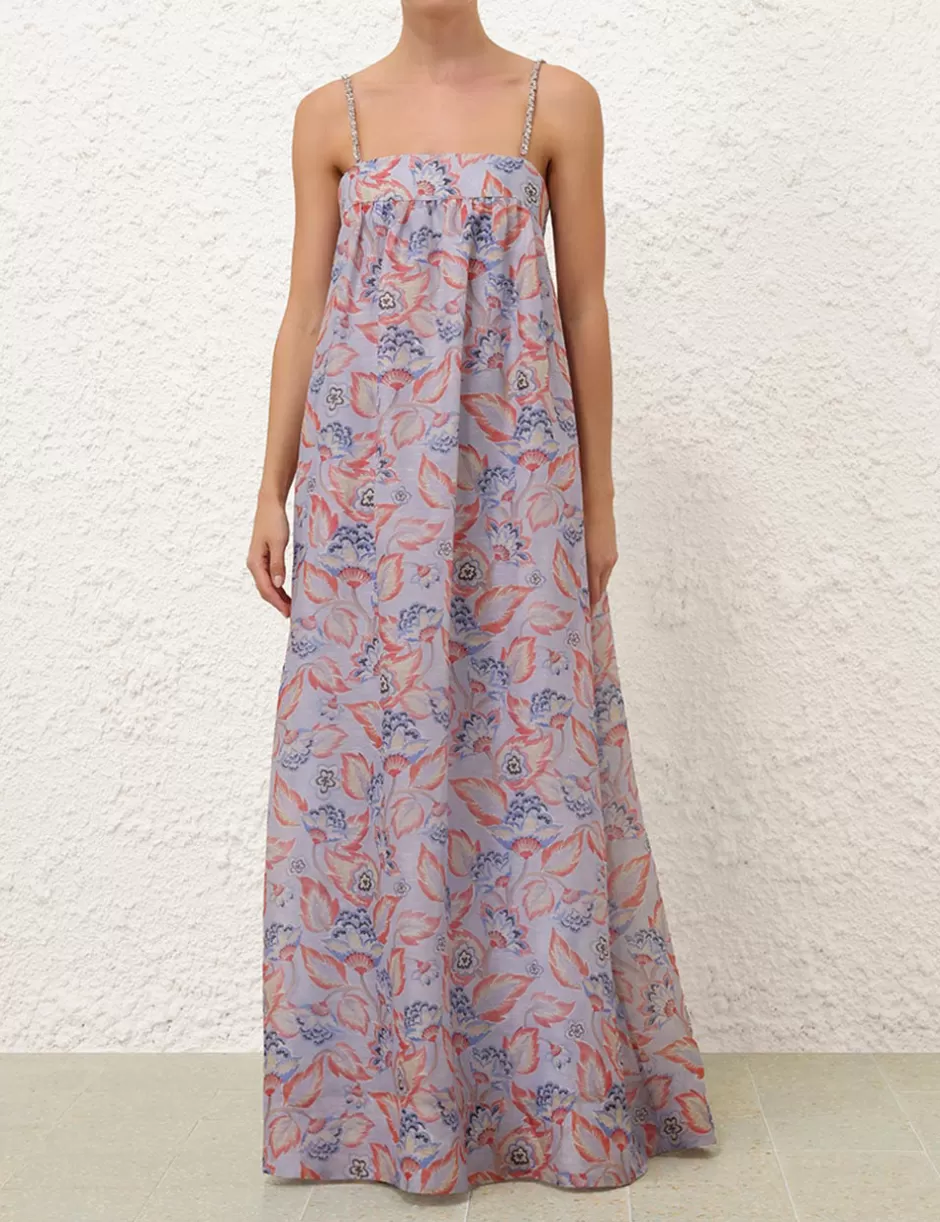 ZIMMERMANN Clothing | Dresses<Eden Maxi Dress Sapphire Eden