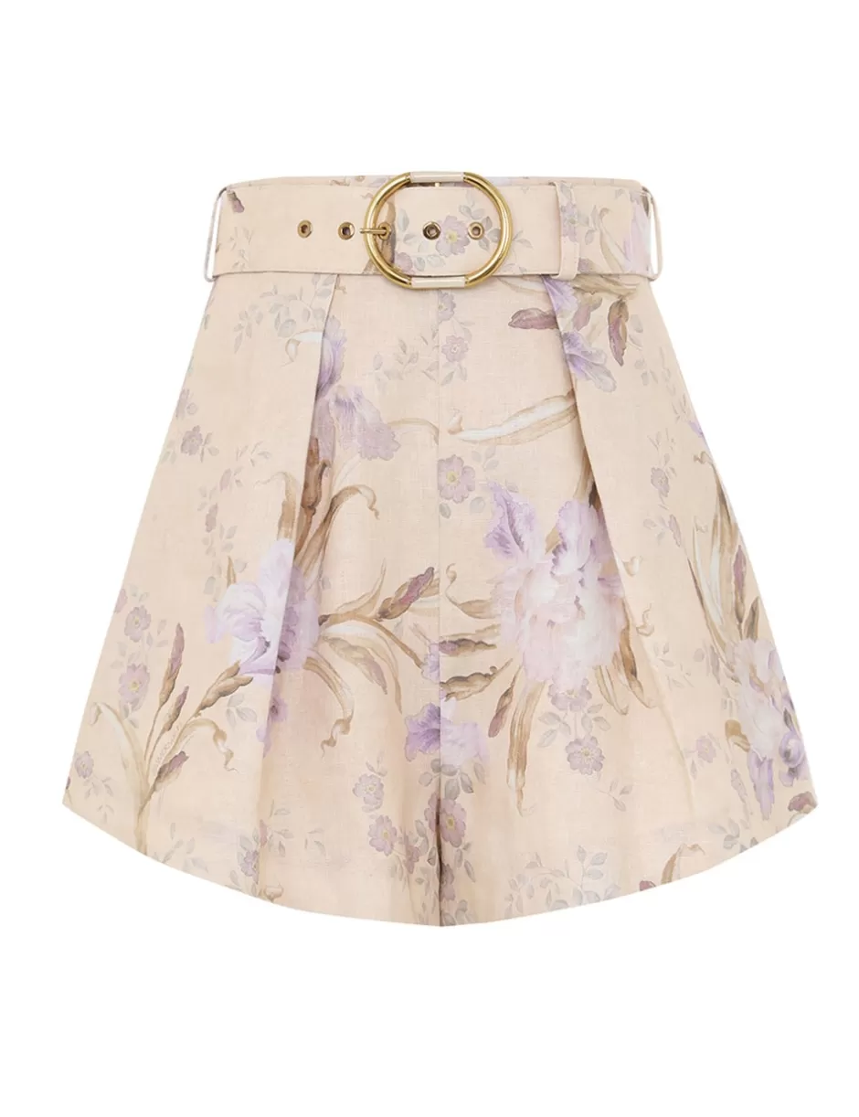 ZIMMERMANN Clothing | Shorts & Pants<Eden Tuck Short Natural Iris