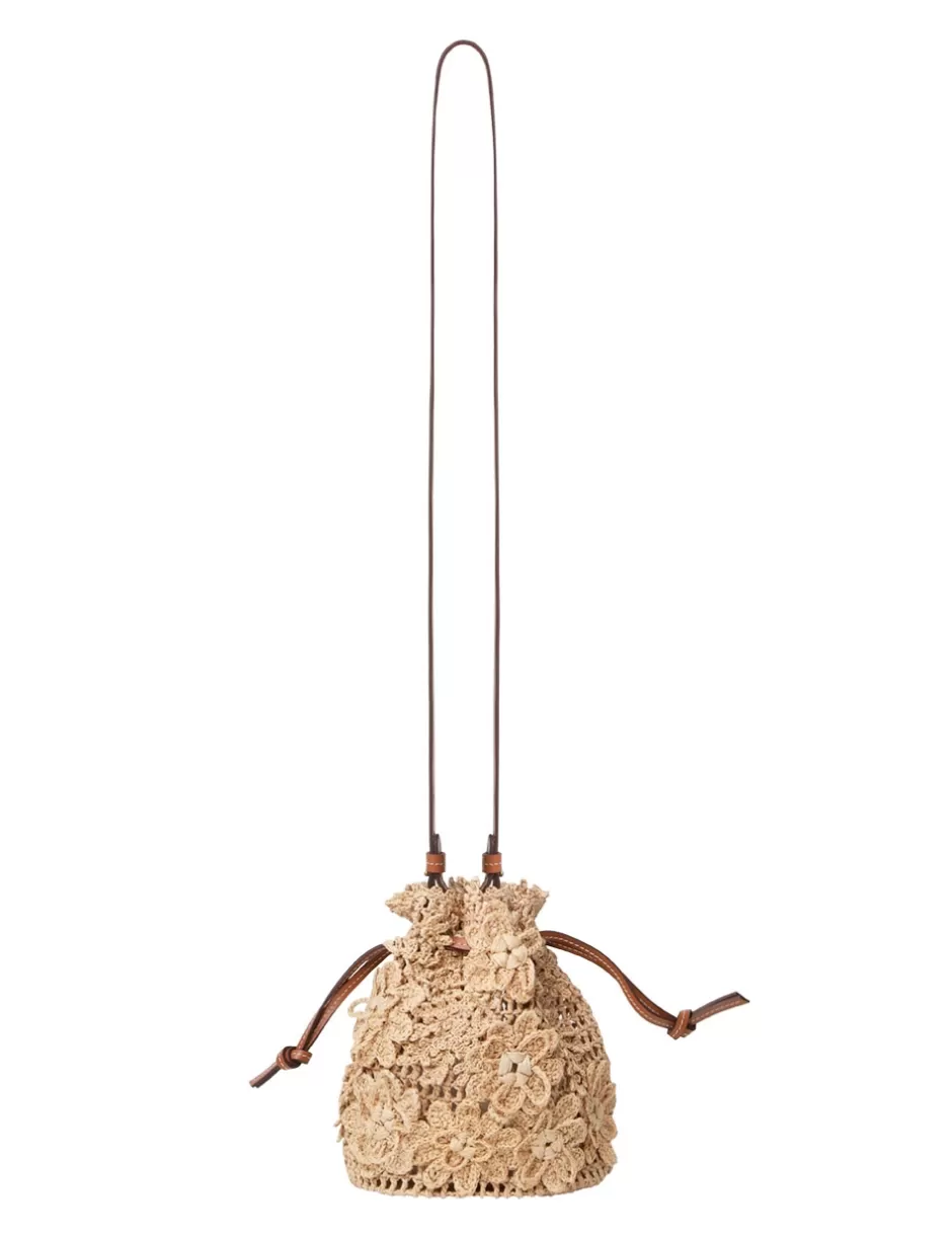 ZIMMERMANN Accessories | Bags<Floral Raffia Cross Body Natural