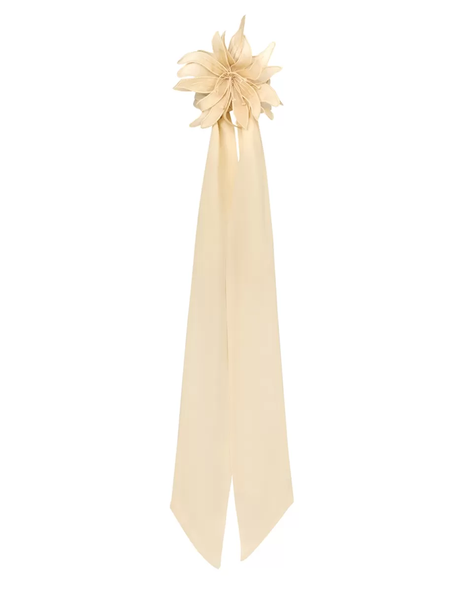 ZIMMERMANN Accessories | Scarves<Flower Scarf Cream