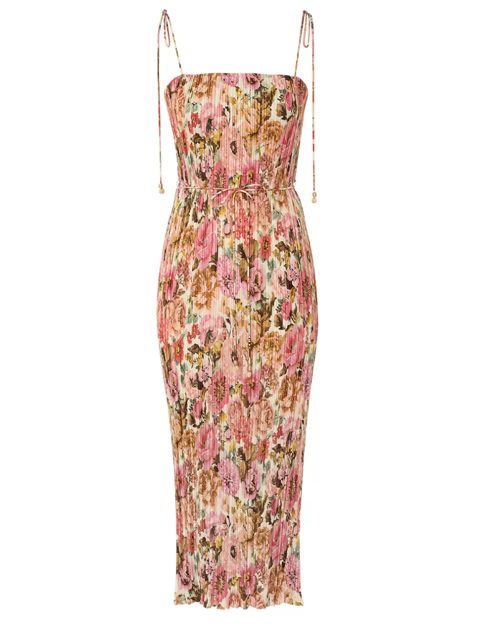 ZIMMERMANN Clothing | Dresses & Coverups<Golden Pleated Slip Dress Pink Rose