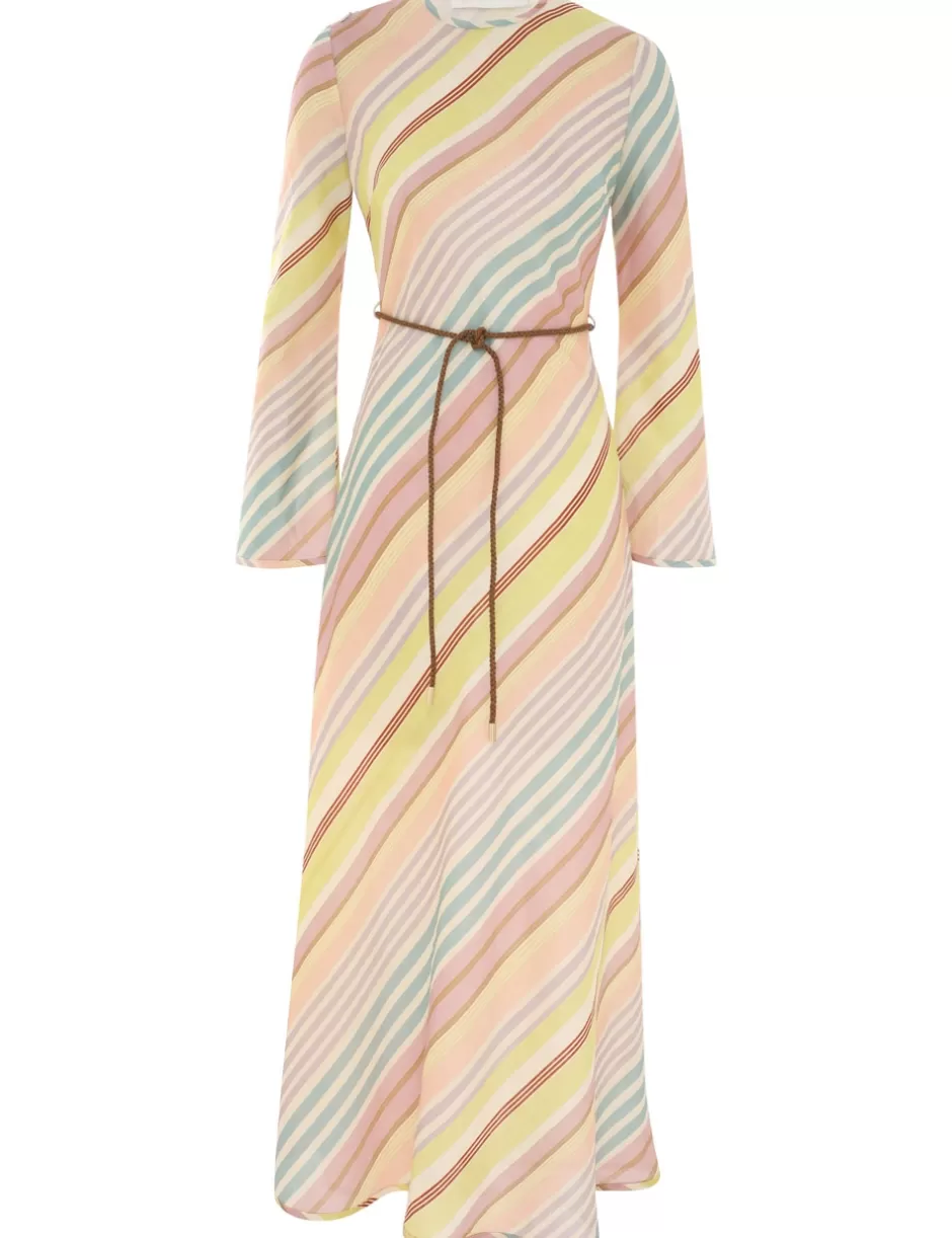 ZIMMERMANN Clothing | Dresses & Coverups<Halliday Bias Long Dress Multi Stripe