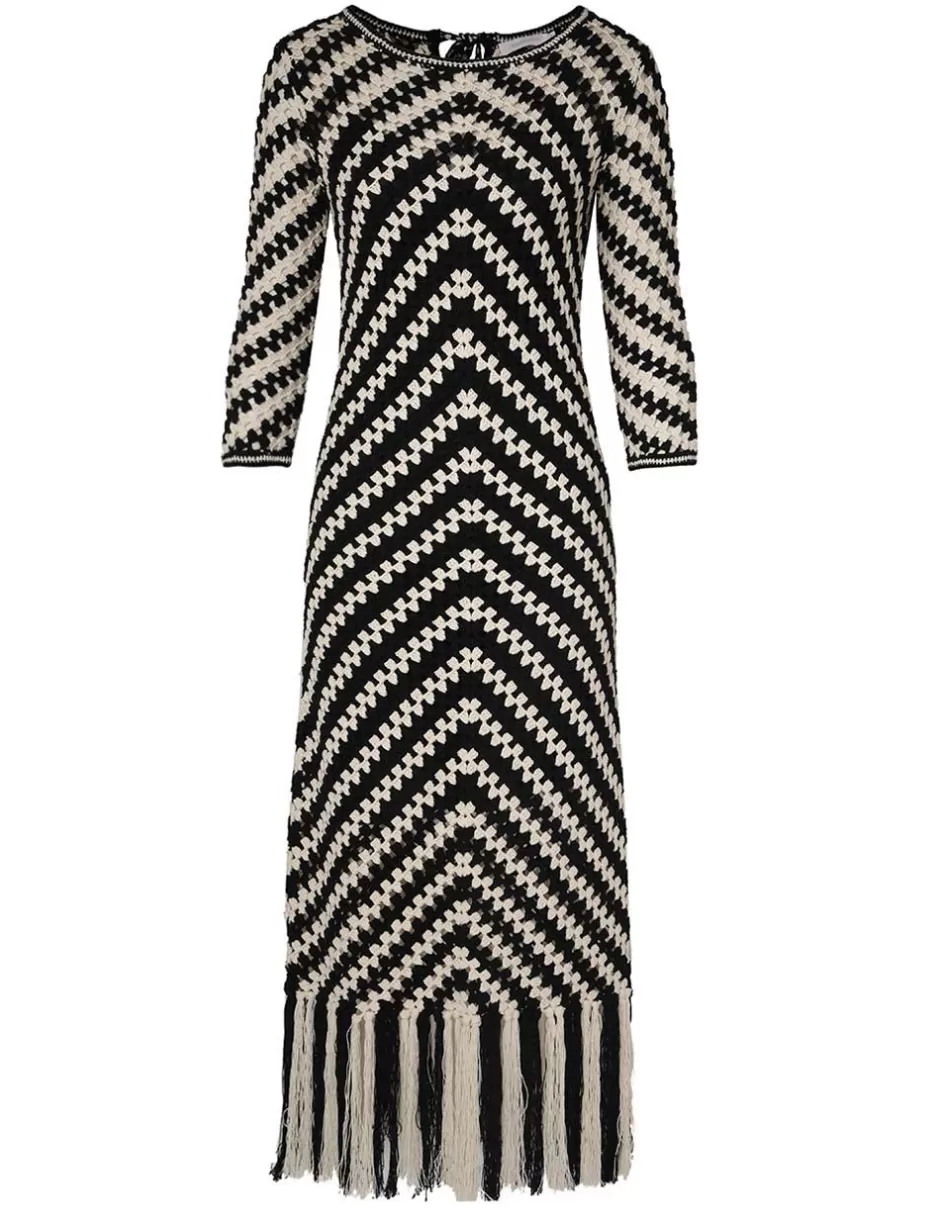 ZIMMERMANN Clothing | Dresses & Coverups<Halliday Hand Crochet Dress Chevron