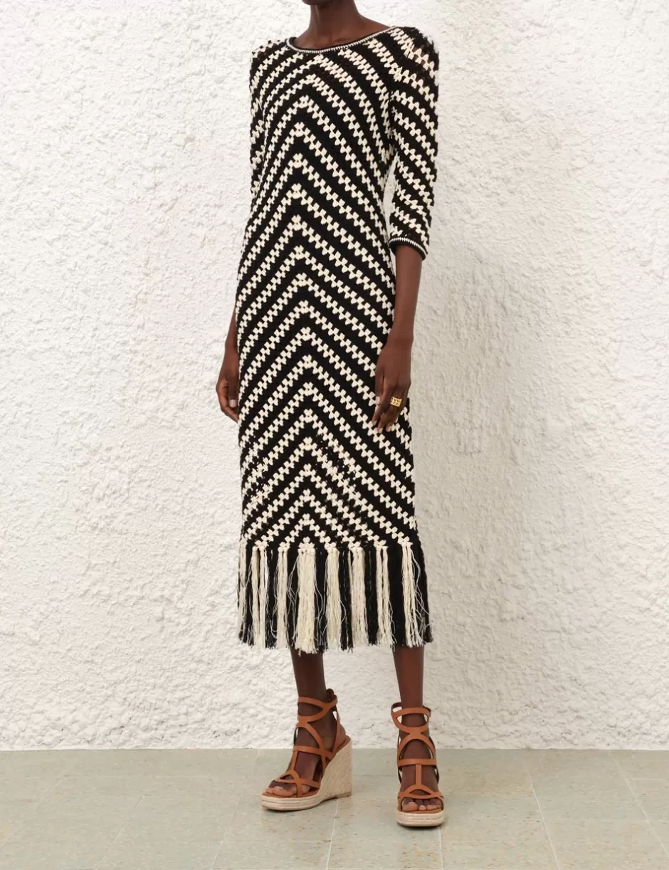 ZIMMERMANN Clothing | Dresses & Coverups<Halliday Hand Crochet Dress Chevron