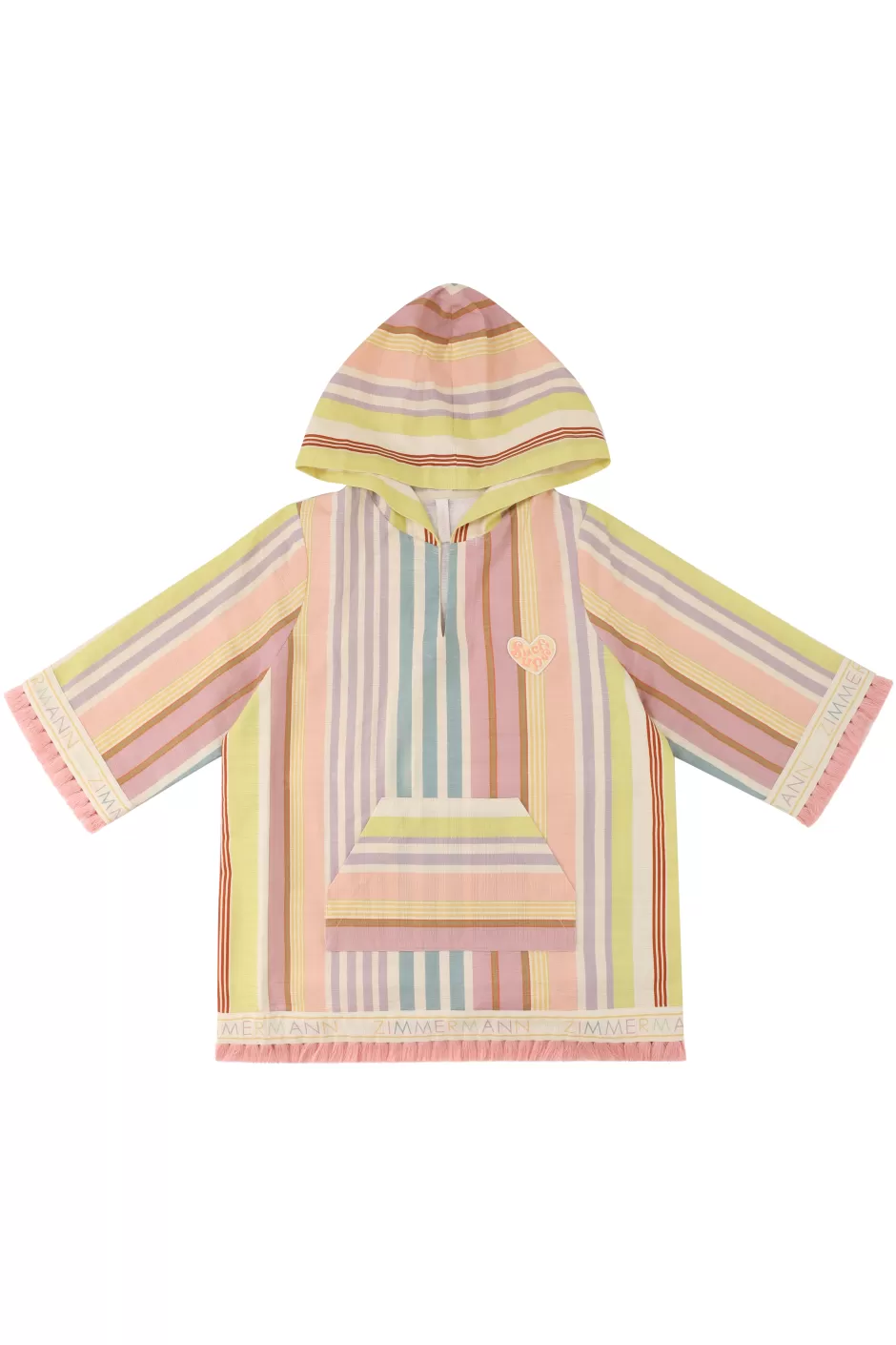 ZIMMERMANN Kids | Clothing<Halliday Hooded Coverup Multi Stripe