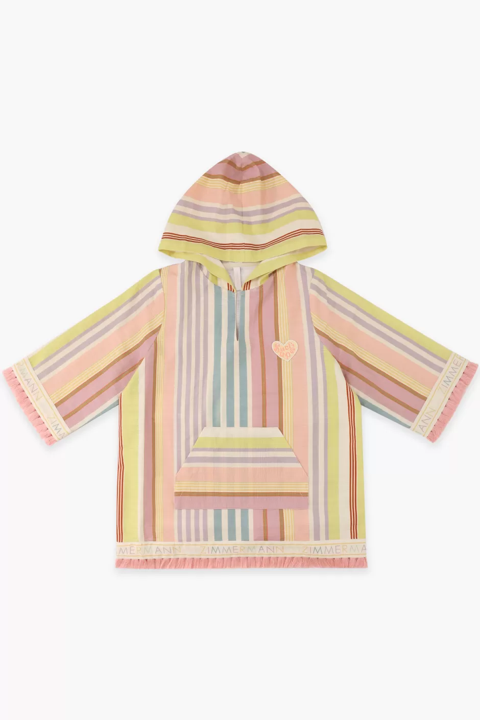 ZIMMERMANN Kids | Clothing<Halliday Hooded Coverup Multi Stripe