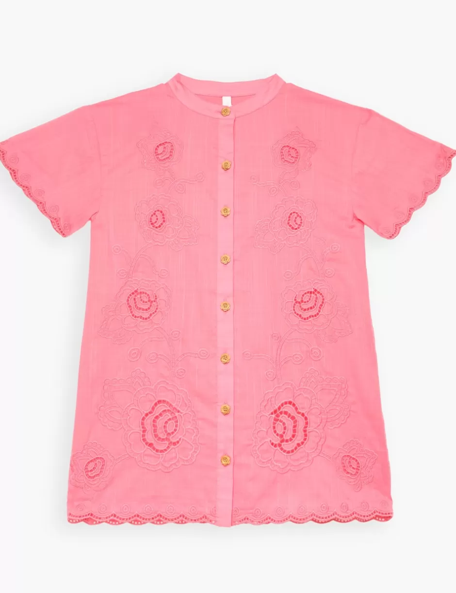 ZIMMERMANN Kids | Clothing<Halliday Shirt Dress Pink