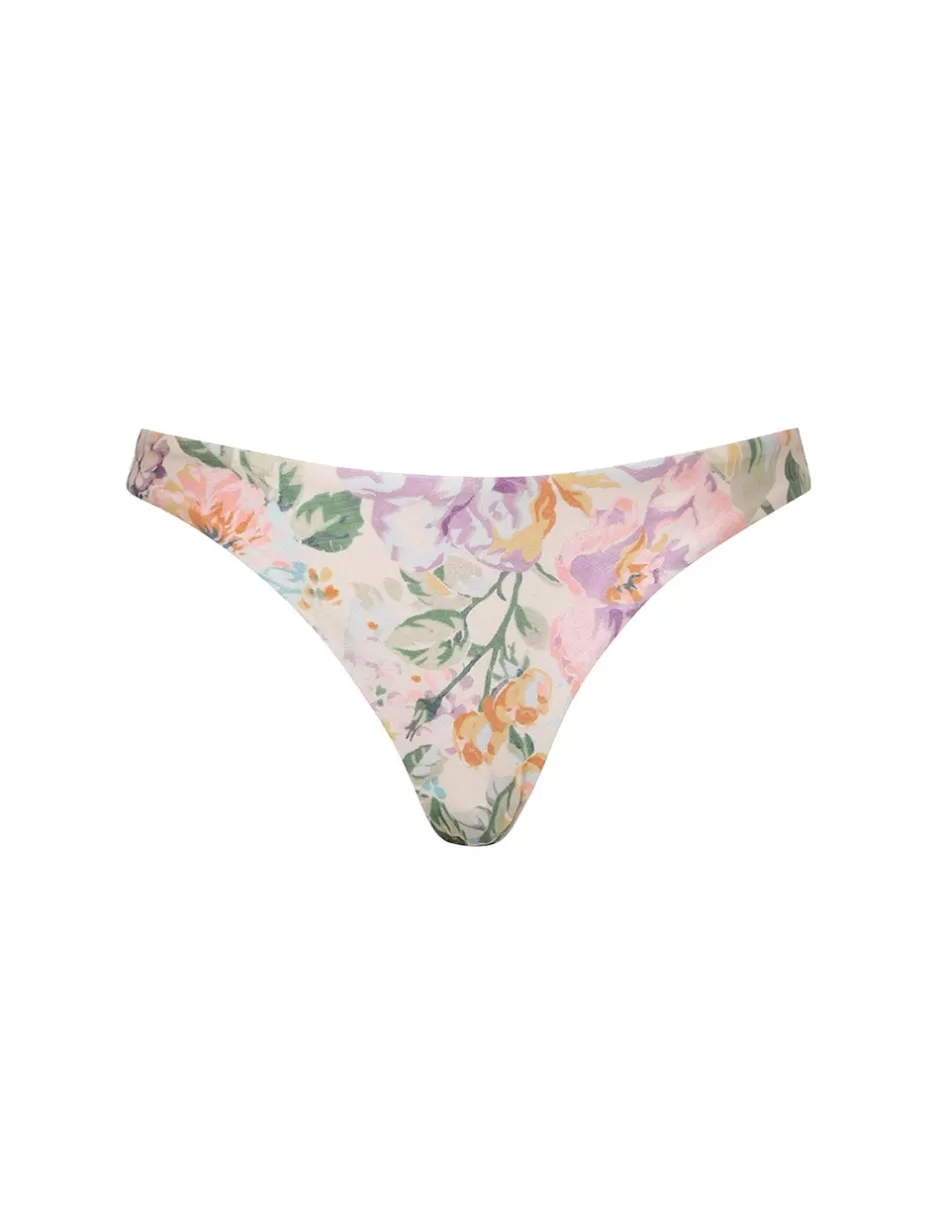 ZIMMERMANN Bikinis | Separates<Halliday Skinny Pant Multi Watercolour Floral