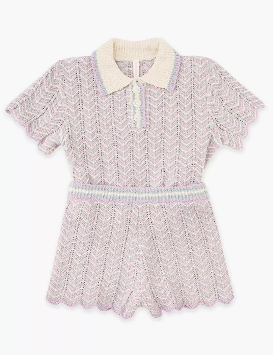 ZIMMERMANN Kids | Clothing<Halliday Textured Knit Shorts Multi