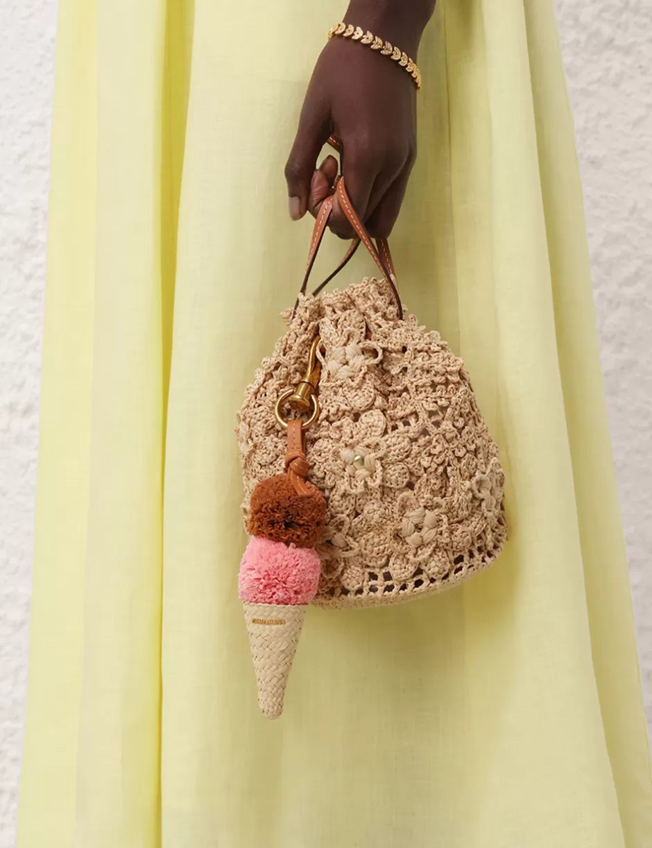 ZIMMERMANN Accessories | Keychains & Charms<Ice Cream Bag Charm Natural