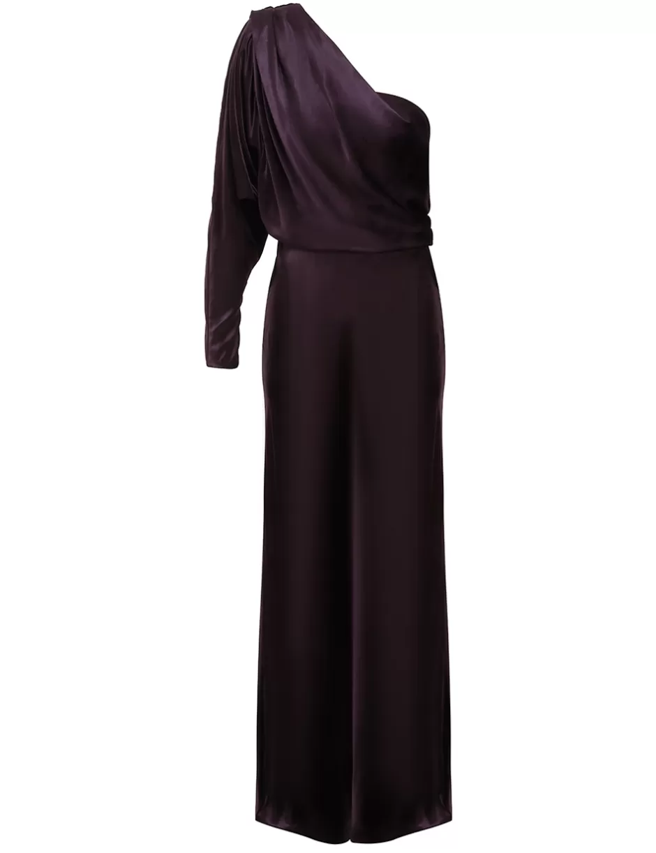 ZIMMERMANN Clothing | Dresses<Illustration Asymmetric Gown Aubergine