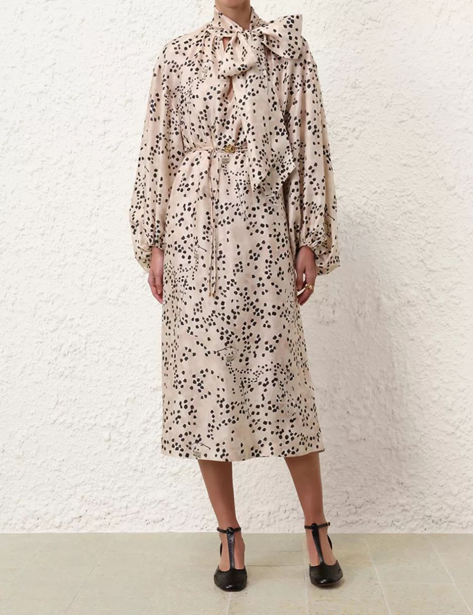 ZIMMERMANN Clothing | Dresses<Illustration Billow Dress Dalmatian Dot