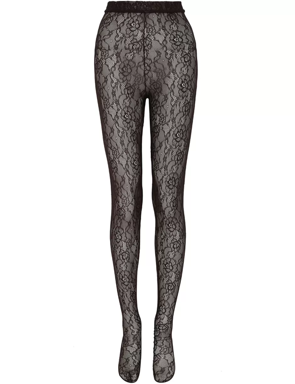 ZIMMERMANN Accessories<Illustration Lace Leggings Mahogany