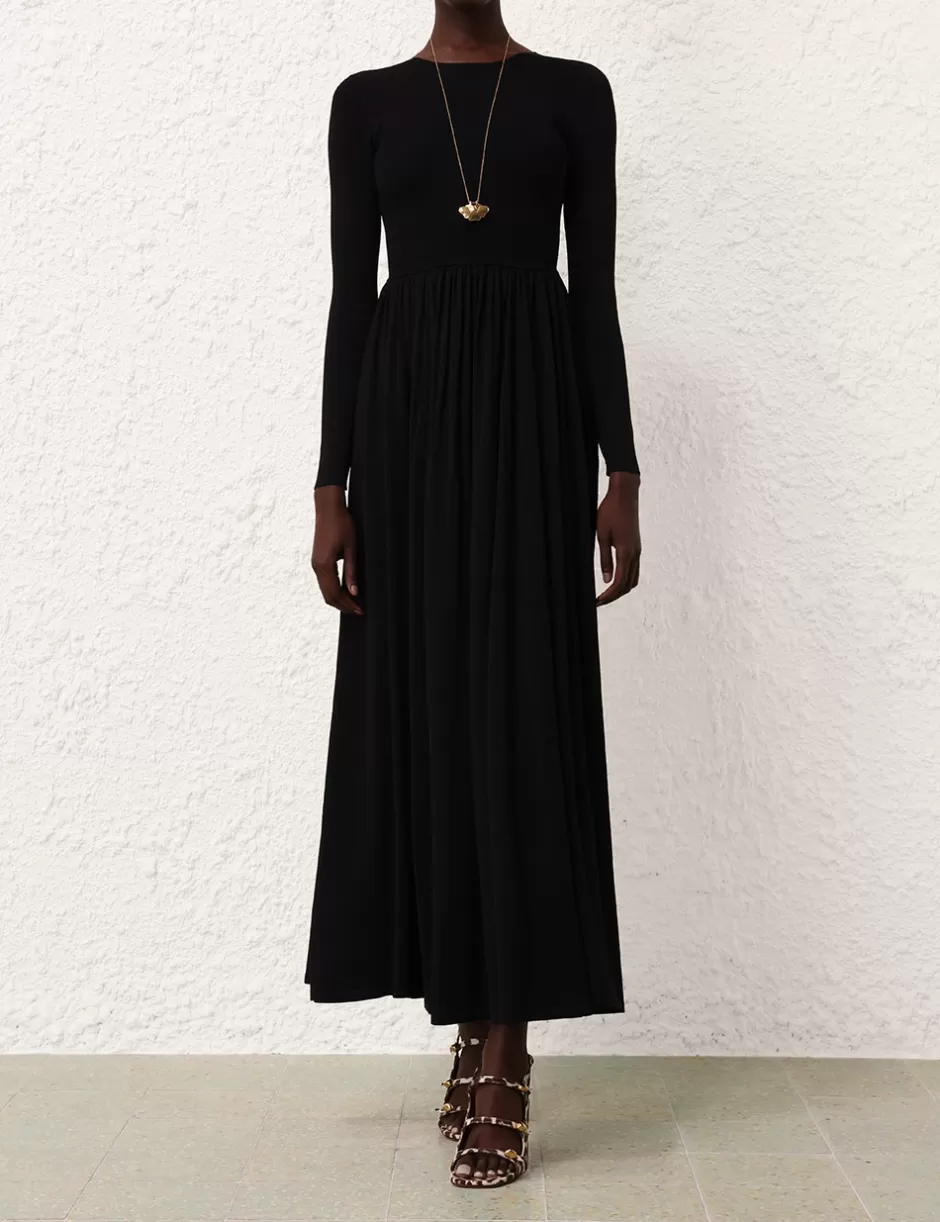 ZIMMERMANN Clothing | Dresses<Illustration Metallic Maxi Black