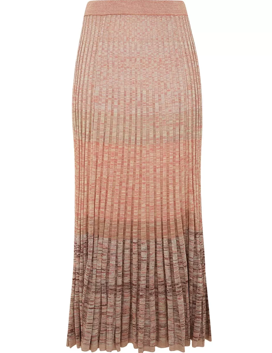 ZIMMERMANN Clothing | Skirts<Illustration Mouline Skirt Pink Multi