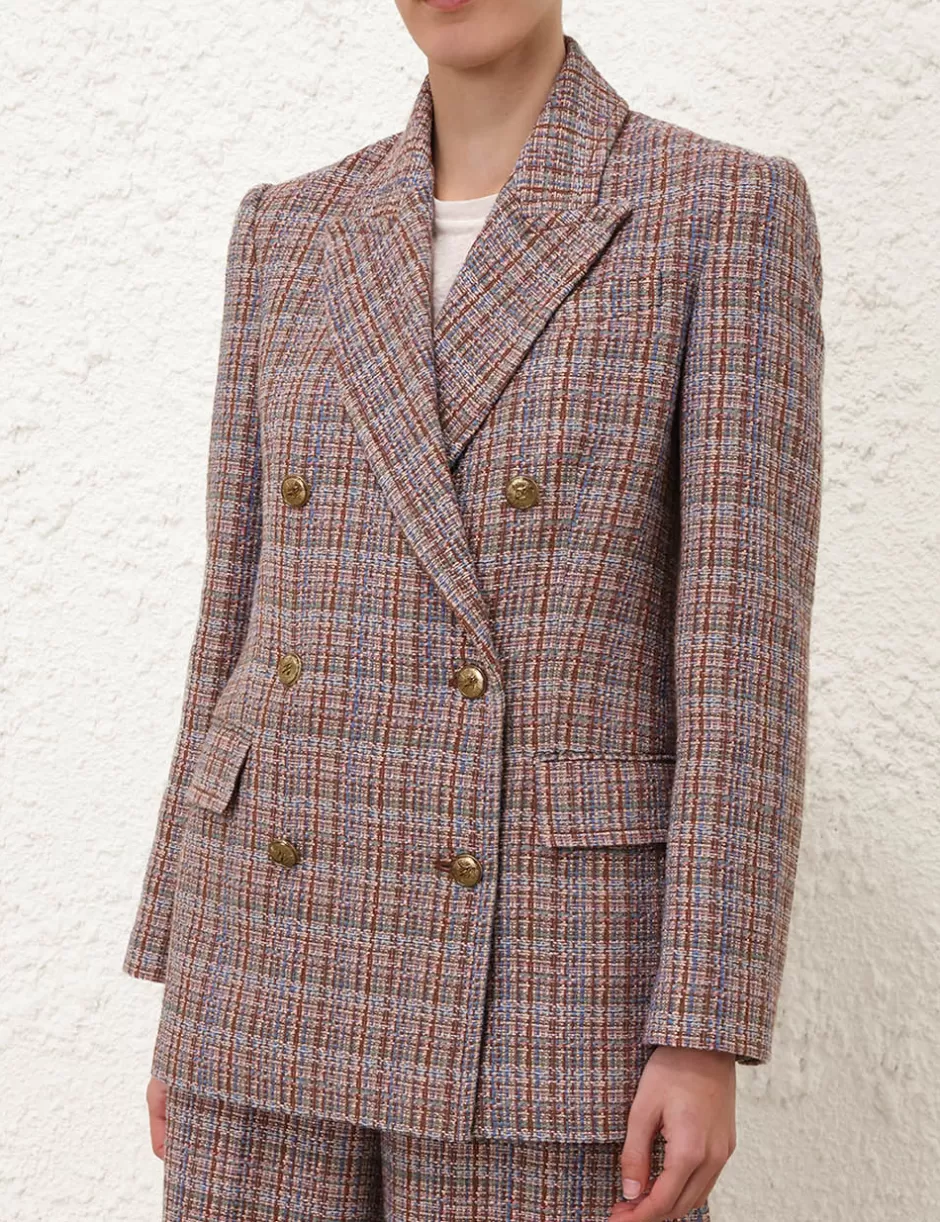 ZIMMERMANN Clothing | Jackets & Coats<Illustration Tweed Jacket Multi