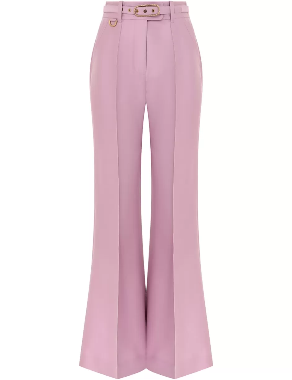 ZIMMERMANN Clothing | Shorts & Pants<Illustration Wide Leg Pant Lilac