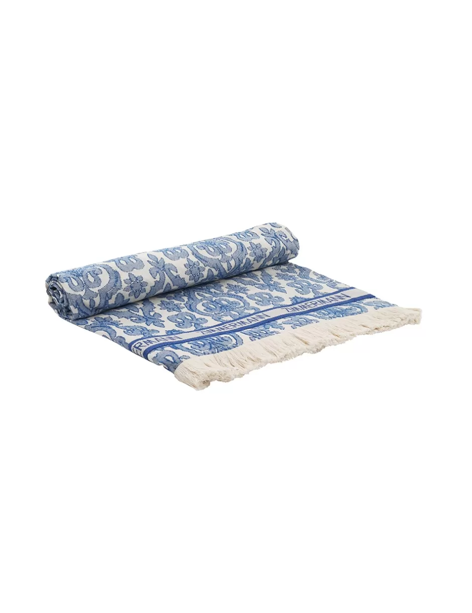 ZIMMERMANN Accessories | Accessories<Jacquard Throw Blue