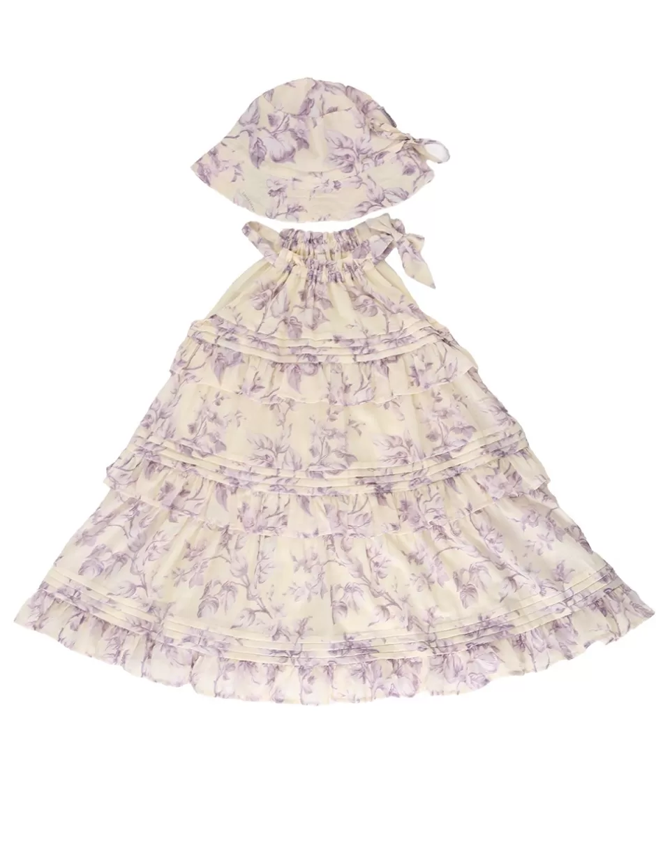 ZIMMERMANN Hats<Kids Bucket Hat Yellow Lilac Floral