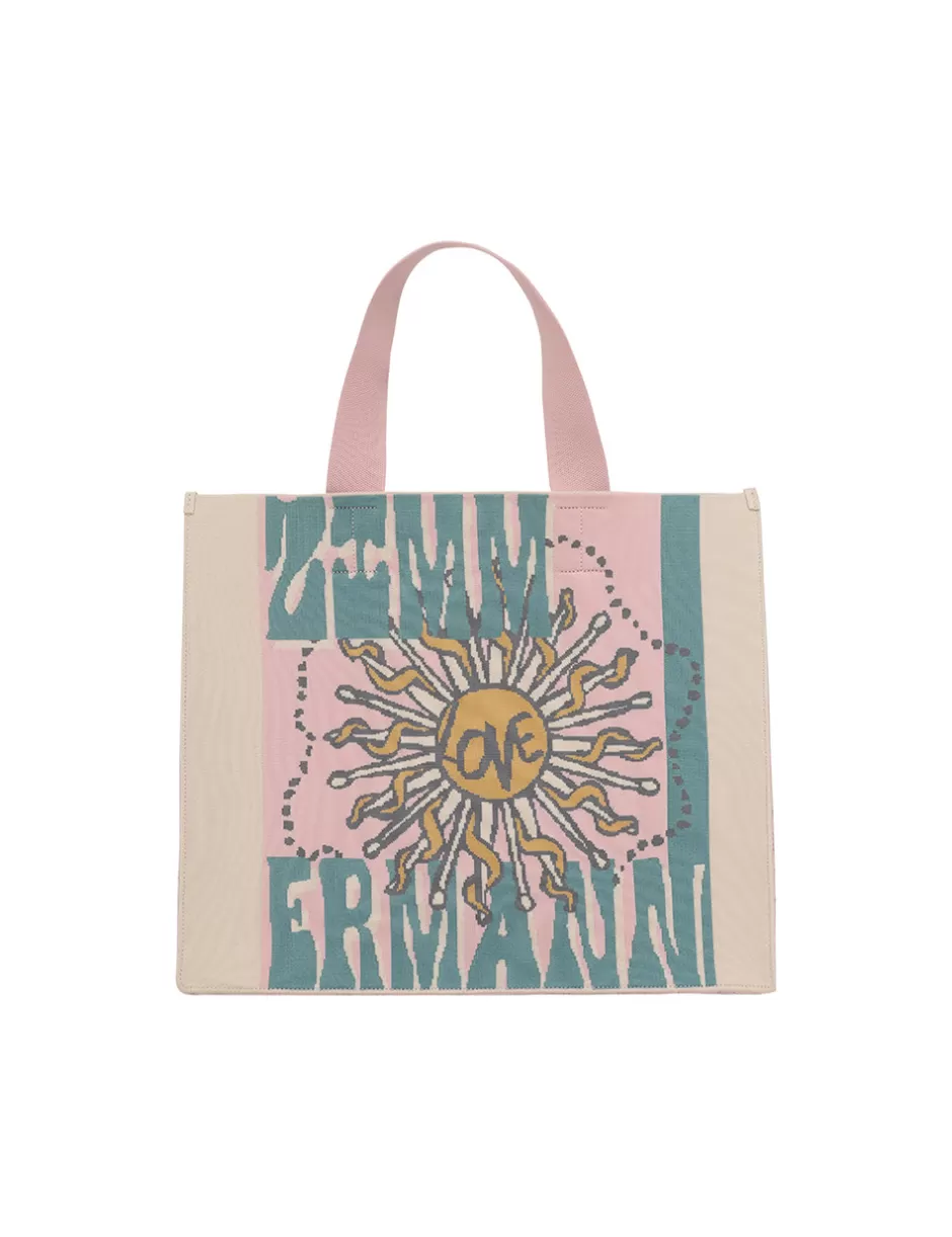 ZIMMERMANN Accessories | Bags<Large Jacquard Tote Love Artwork