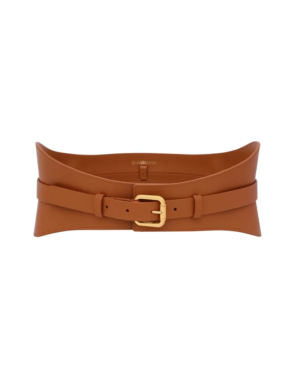 ZIMMERMANN Accessories | Belts<Leather Belt 100 Tan