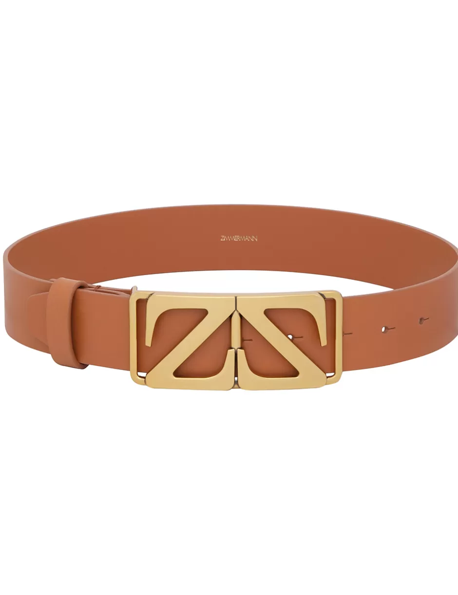 ZIMMERMANN Accessories | Belts<Monogram Belt 40 Tan