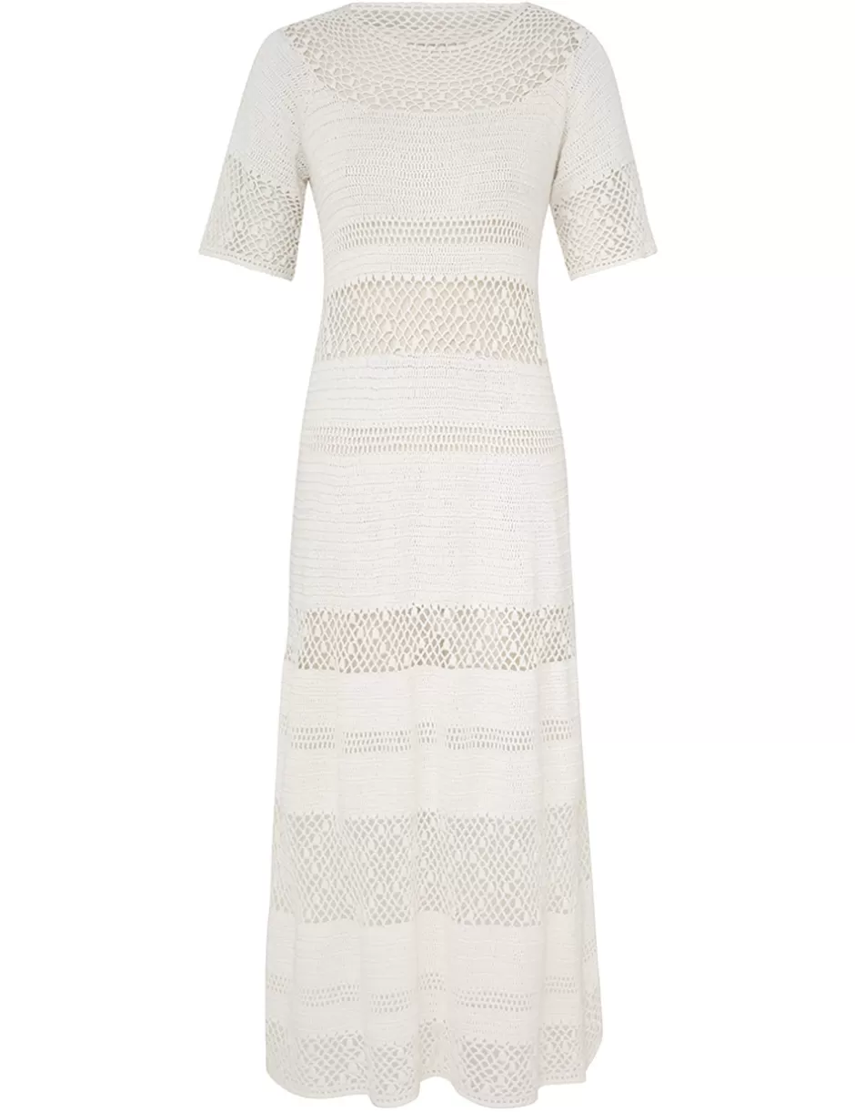 ZIMMERMANN Clothing | Dresses & Coverups<Ottie Crochet Dress Ivory