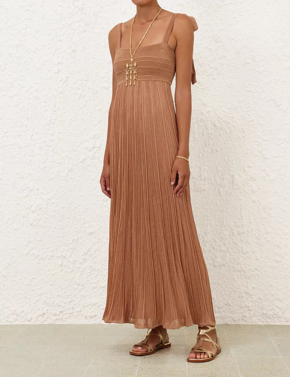 ZIMMERMANN Clothing | Dresses & Coverups<Ottie Metallic Tie Dress Rose