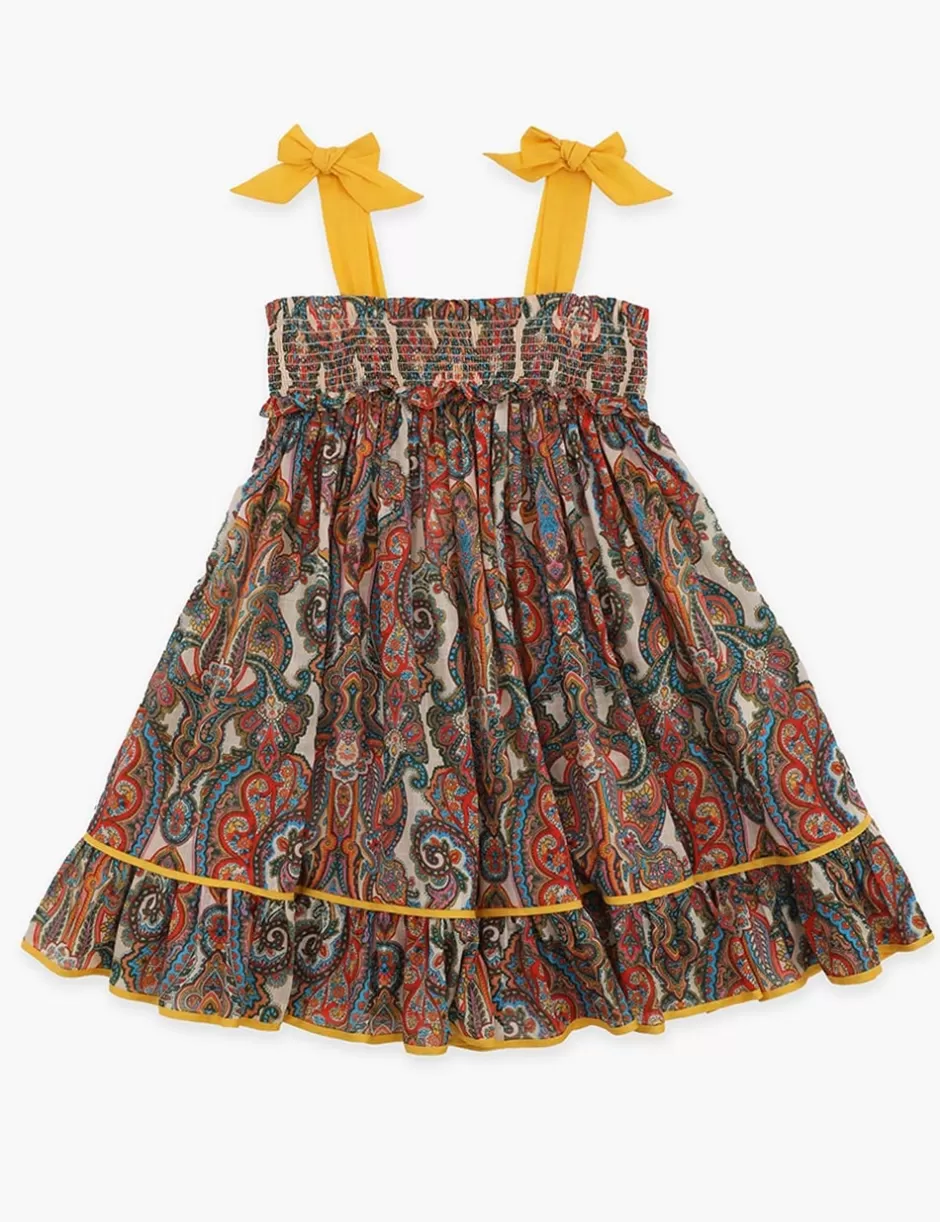 ZIMMERMANN Kids | Clothing<Ottie Shirred Dress Multi Paisley